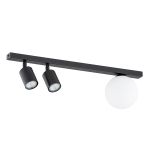 Emibig Deckenleuchte Baster Stahl Schwarz | Geeignet für 2x GU10 - Max 8W, 1x E14 - Max 10W