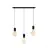 Calex XXL Hohe Lumen Gold Komplettset - Including 3 XXL Glühbirnes + Cordset Rechteckig basis