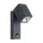 Eglo Wandleuchte Sakeda Aluminium Anthrazit 5W 600lm - 830 Warmweiß | IP44 - Bewegungs- und Lichtsensor