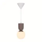Nordlux Sadie Pendelleuchte Composite Braun | Geeignet für 1x E14