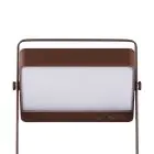 Nordlux Saulio Tischlampe Braun 3.5W 200lm 830 Warmweiß | IP44 - mit Schalter - Akku - Solar