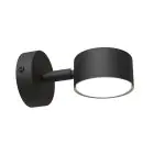 Emibig Wandleuchte Sora Stahl Schwarz | Geeignet für 1x GX53 - Max 12W